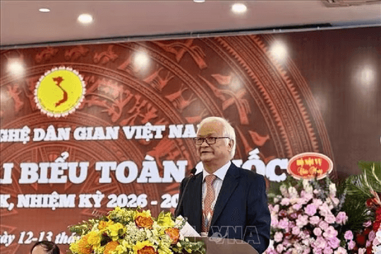 Giáo sư, Tiến sĩ Lê Hồng Lý tái đắc cử Chủ tịch Hội Văn nghệ dân gian Việt Nam
