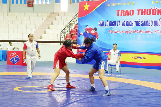 Giải vô địch và vô địch trẻ Sambo quốc gia năm 2026 chính thức khởi tranh