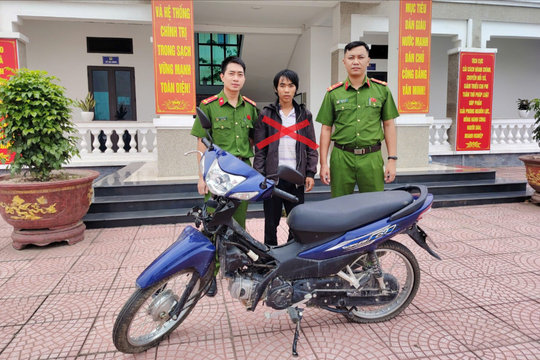 Bắt kẻ trộm xe máy từ Bắc Ninh sang Hải Phòng tiêu thụ