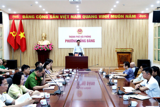 Phường Hồng Bàng đối thoại để tháo gỡ khó khăn, đồng hành cùng doanh nghiệp