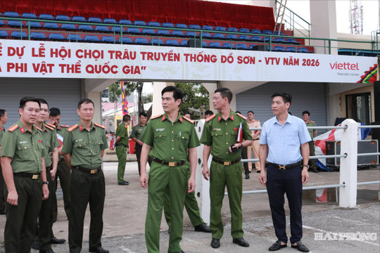 Bảo đảm an ninh vòng chung kết Lễ hội chọi trâu Đồ Sơn