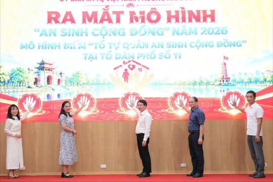 Phường Hải Dương xây dựng 'Tổ tự quản an sinh cộng đồng' từ cơ sở