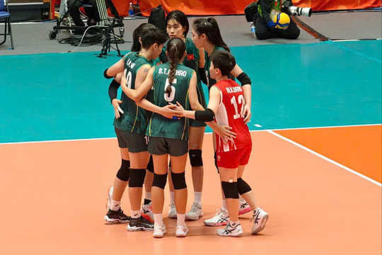 Bóng chuyền nữ Việt Nam khởi đầu thuận lợi tại ASIAD 2026