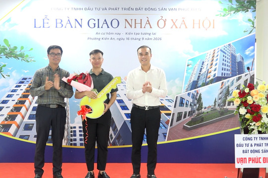Bàn giao nhà ở xã hội Golden Point Đồng Hòa đợt đầu