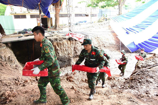 Quy tập thêm 17 hài cốt liệt sĩ tại Công viên Lê Thị Riêng