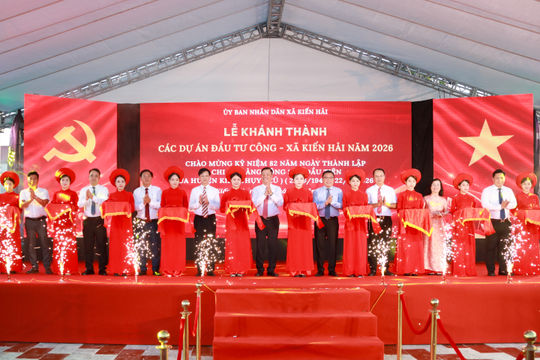 Kiến Hải đưa 5 công trình đầu tư công vào sử dụng