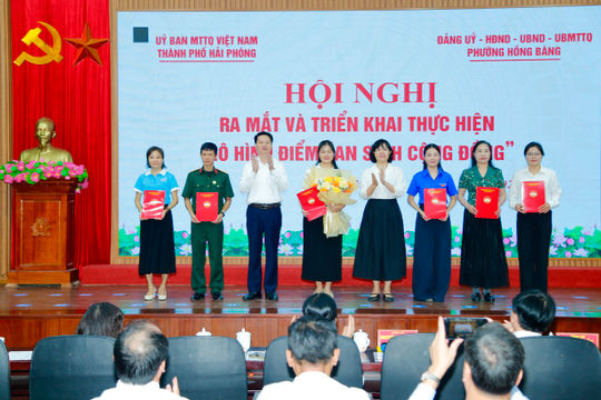 Ra mắt mô hình điểm 'An sinh cộng đồng' tại Hồng Bàng