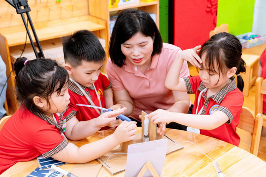 Tích hợp tài liệu giáo dục đạo đức trẻ mầm non