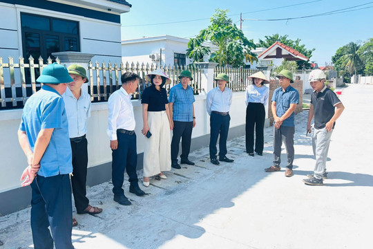 Xã Vĩnh Thịnh hoàn thành 8 công trình từ nguồn vốn sự nghiệp