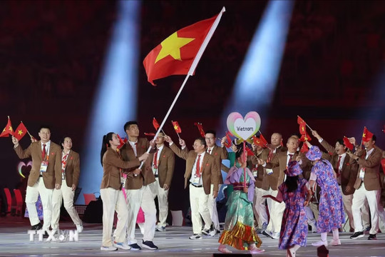 Teqball mang huy chương đầu tiên cho thể thao Việt Nam tại ASIAD 2026