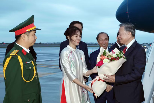 Tổng Bí thư, Chủ tịch nước Tô Lâm đến New York tham dự Phiên thảo luận cấp cao Đại hội đồng Liên hợp quốc khóa 81