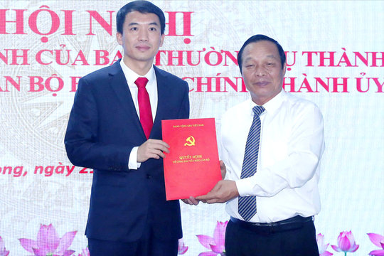 Thượng tá Nguyễn Văn Đức giữ chức Phó Trưởng Ban Nội chính Thành ủy Hải Phòng