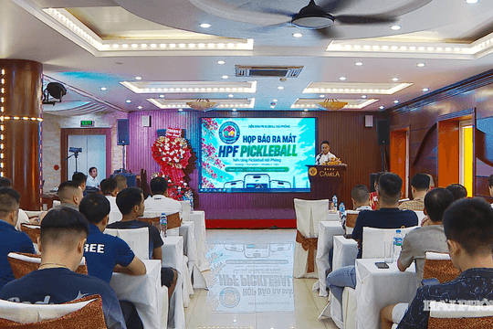 Liên đoàn Pickleball Hải Phòng ra mắt nền tảng số HPF Pickleball