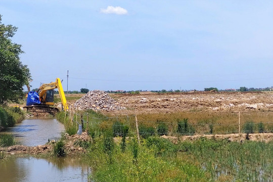 Diện tích tưới tiêu phục vụ sản xuất nông nghiệp giảm mạnh