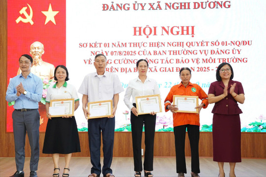 Xã Nghi Dương đặt mục tiêu 100% rác thải được thu gom, xử lý
