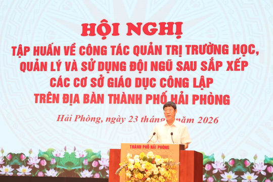 Nâng cao hiệu quả quản trị trường học sau sắp xếp