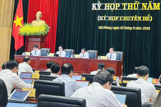 HĐND thành phố Hải Phòng khai mạc Kỳ họp thứ 5