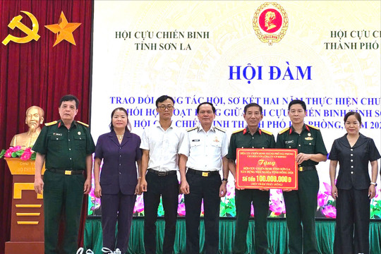 Hội Cựu chiến binh Hải Phòng - Sơn La chung tay chăm lo hội viên khó khăn