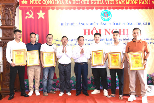 Vinh danh 25 nghệ nhân, thợ giỏi làng nghề Hải Phòng
