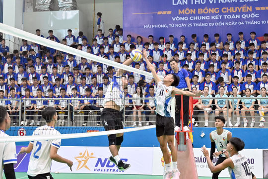 16 đội tranh tài tại Vòng chung kết bóng chuyền sinh viên toàn quốc tại Hải Phòng