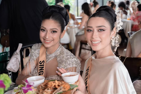 Sau Top 15 Tài năng, Emoura Phạm tiếp tục ghi dấu ấn tại Miss Grand International 2026