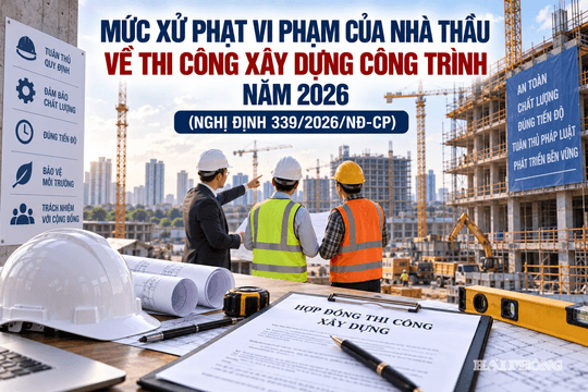 Nhà thầu gây lún, nứt công trình lân cận bị phạt đến 120 triệu đồng