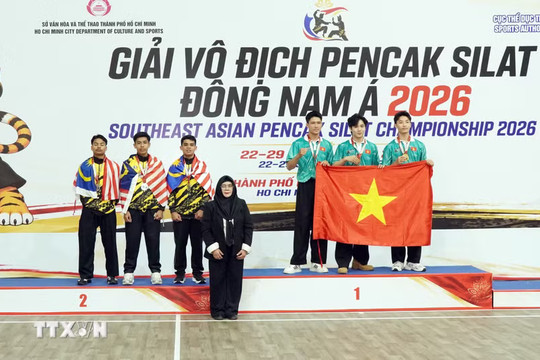 Việt Nam đứng nhất toàn đoàn Giải Pencak Silat Đông Nam Á 2026