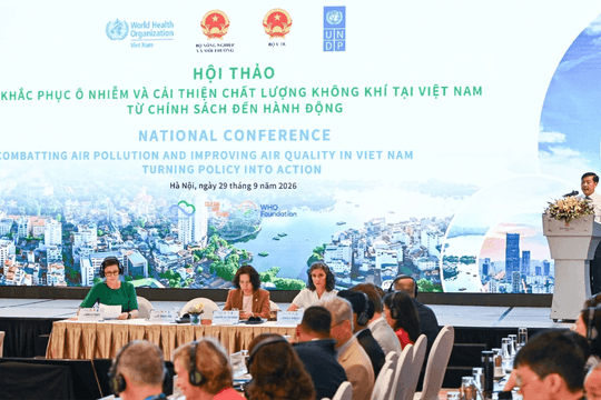 Kiểm soát ô nhiễm không khí gắn với bảo vệ sức khỏe cộng đồng