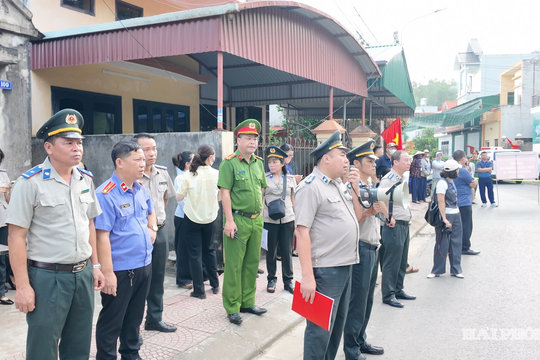 Cưỡng chế thi hành án, trả lại nhà đất tại phường Đồ Sơn