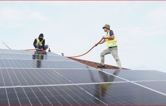 Expanding on-site power supply for production