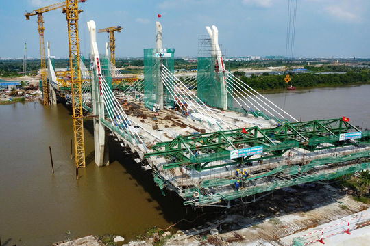 Đường vành đai 2 Hải Phòng tăng tốc thi công, không để 'gãy' đường găng tiến độ