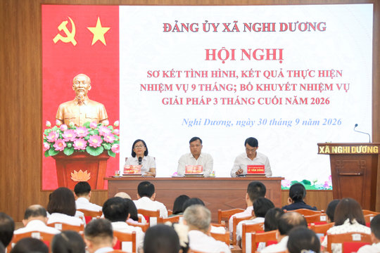 Nghi Dương tập trung hoàn thành các nhiệm vụ trọng tâm cuối năm