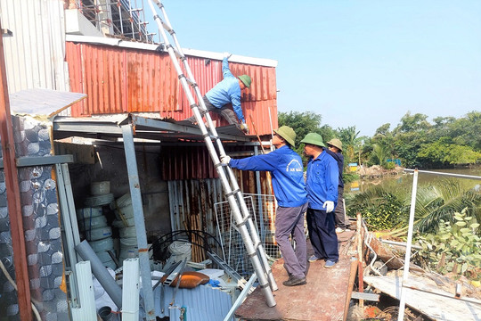 Các địa phương Đông Hải Phòng giải tỏa vi phạm công trình thủy lợi