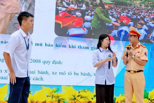 'May đo' tuyên truyền an toàn giao thông theo từng lứa tuổi