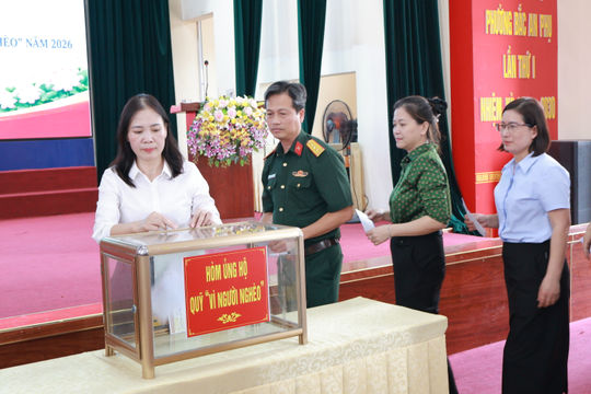 Bắc An Phụ tiếp nhận gần 200 triệu đồng vì người nghèo