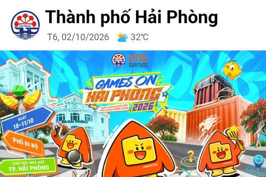 Smart Hải Phòng tích hợp Games ON Hải Phòng 2026 và THP On