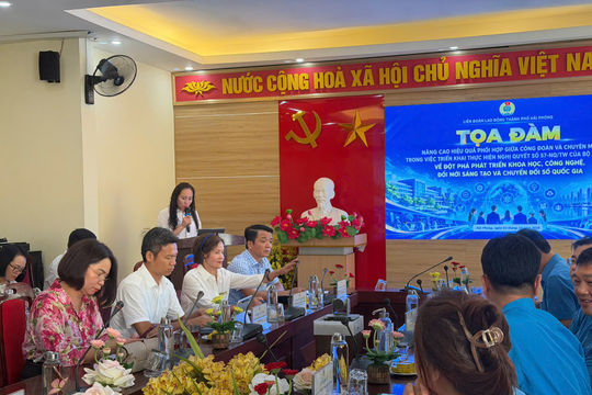 Công đoàn đồng hành thúc đẩy đổi mới sáng tạo