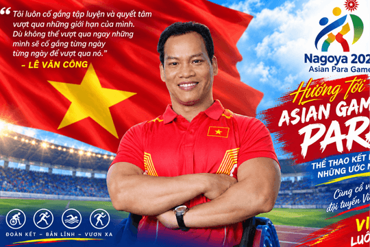 Đoàn Việt Nam quyết tâm tạo dấu ấn tại Asian Para Games 2026