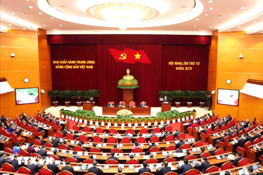 Khai mạc trọng thể Hội nghị lần thứ tư Ban Chấp hành Trung ương Đảng khóa XIV