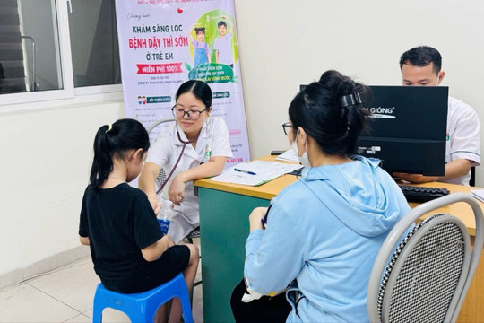 Bệnh viện Nhi Hải Dương gia hạn khám miễn phí dậy thì sớm ở trẻ