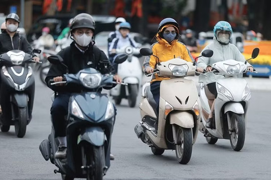 Bắc Bộ không mưa, sáng trời lạnh, trưa chiều hửng nắng