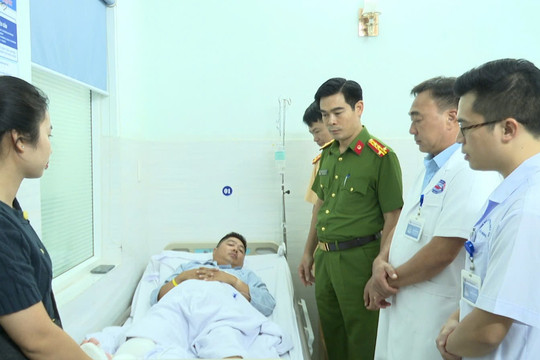Một Cảnh sát giao thông bị lao xe trên quốc lộ 5