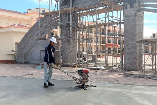 Gấp rút đưa các công trình trường học khu vực An Dương cũ vào sử dụng