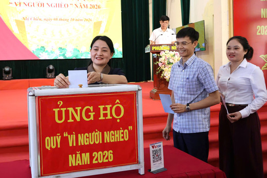 Phường Nhị Chiểu vận động gần 500 triệu đồng ủng hộ Quỹ ‘Vì người nghèo’ tại lễ phát động
