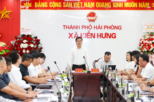 Xã Kiến Hưng đối thoại, tháo gỡ vướng mắc cho doanh nghiệp