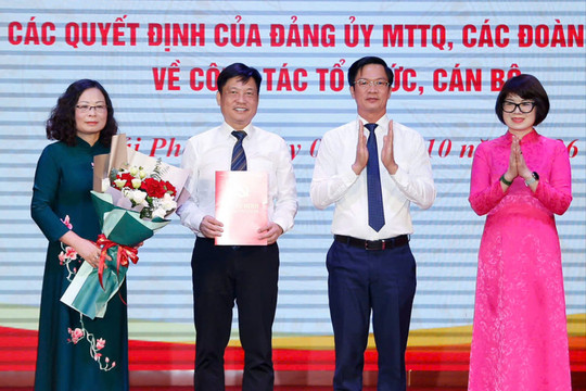 Thành lập 26 tổ chức Đảng trực thuộc Đảng bộ MTTQ, các đoàn thể thành phố
