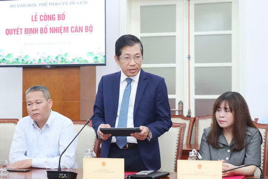 Ông Lưu Đình Phúc được bổ nhiệm làm Cục trưởng Cục Xuất bản và Thư viện