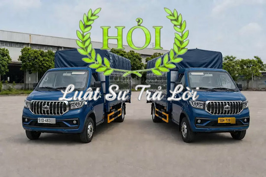 Xe ô tô của doanh nghiệp dùng để giao hàng có phải đổi biển vàng?