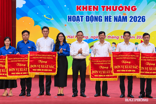 Hơn 300 công trình thanh niên của tuổi trẻ Hải Phòng hè 2026
