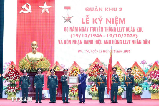 Tổng Bí thư, Chủ tịch nước Tô Lâm dự Lễ kỷ niệm 80 năm Ngày truyền thống Lực lượng vũ trang Quân khu 2